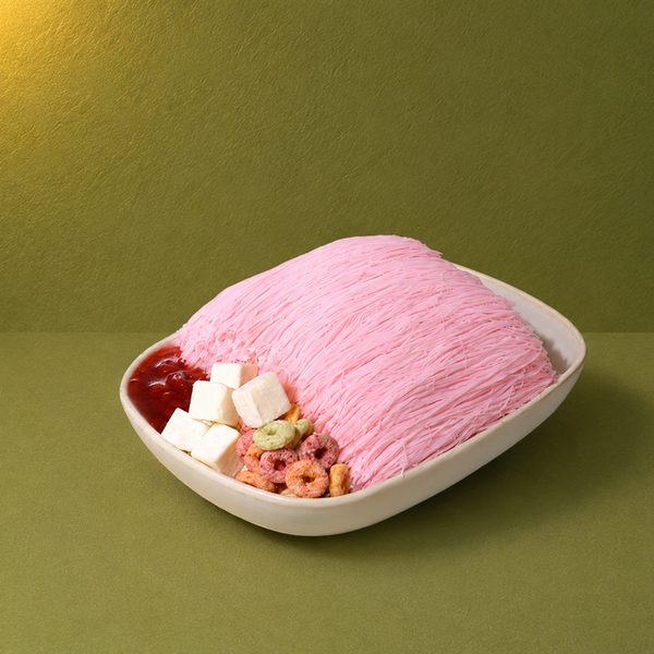 실타래빙수 (딸기)